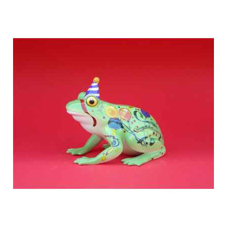 Figurine Grenouille - Fanciful Frogs - Happy birthday - 6332