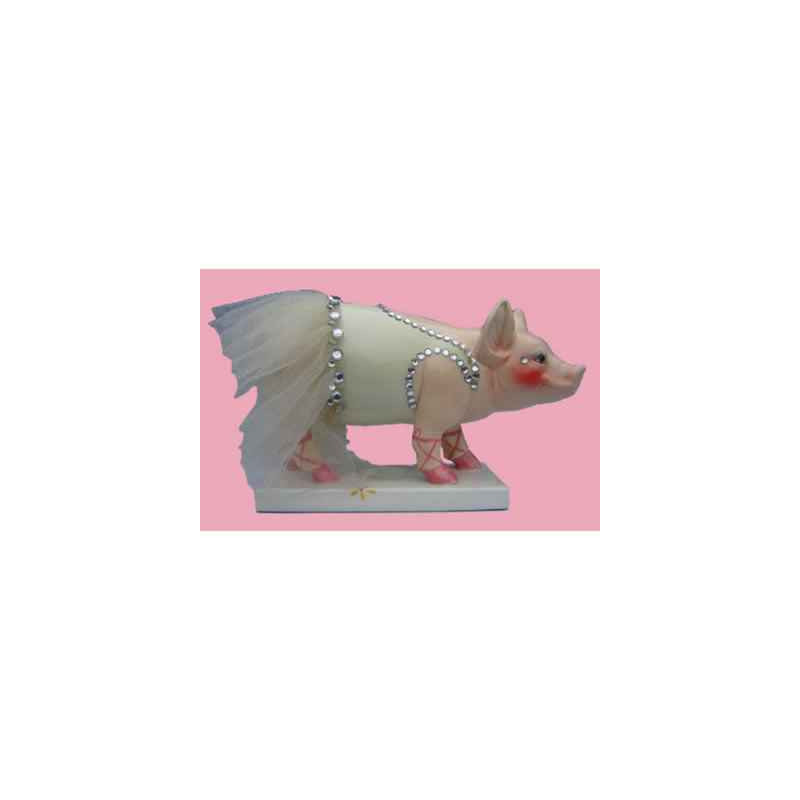 Figurine Cochon - Party Piggies - Piggy en pointe - PAP16