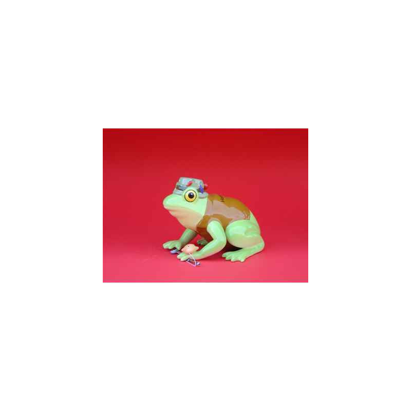 Figurine Grenouille - Fanciful Frogs - Hoppy Fishing - 11937