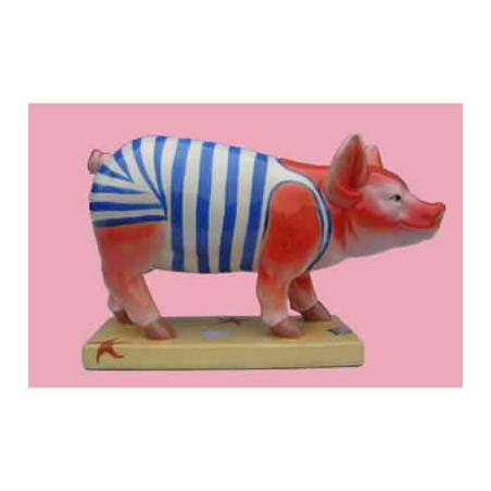 Figurine Cochon - Party Piggies - A day at the Beach - PAP09