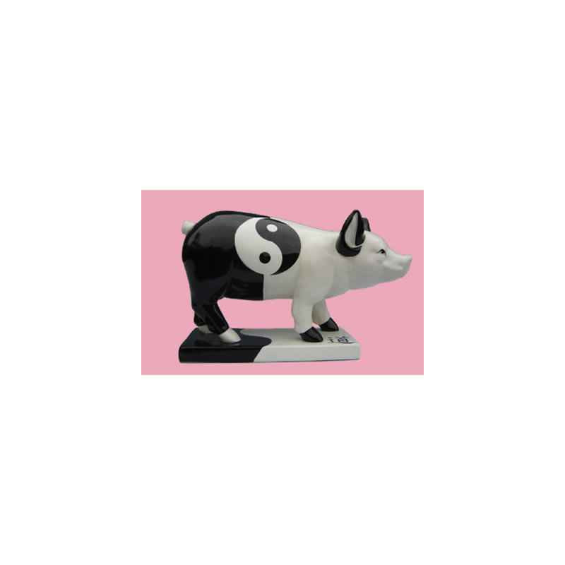 Figurine Cochon - Party Piggies - Ying Yang Jung - PAP11