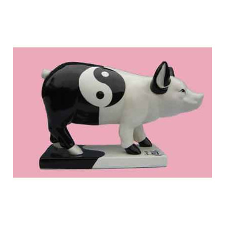 Figurine Cochon - Party Piggies - Ying Yang Jung - PAP11