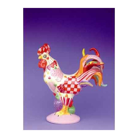 Figurine Coq - Poultry in Motion - Chicken Hearted Poultry - PM16241