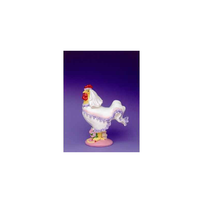 Figurine Coq - Poultry in Motion - Cock A Doodle Bride - PM16244