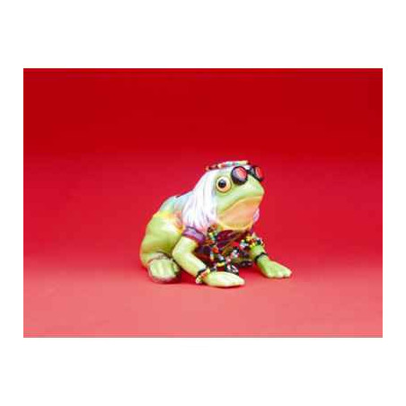 Figurine Grenouille - Fanciful Frogs - Leap for Peace - 11966