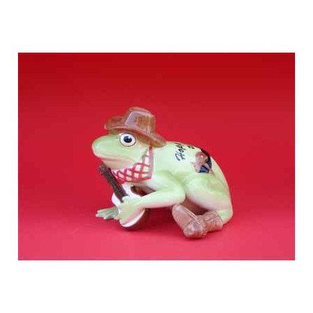 Figurine Grenouille - Fanciful Frogs - Hoppy Trails - 6338