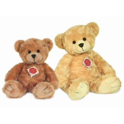 Animaux-Bois-Animaux-Bronzes propose Peluche Ours Teddy marron clair Hermann Teddy collection 28cm 91156 2