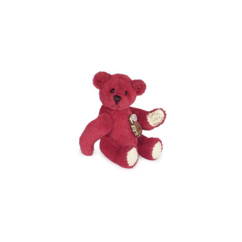 Animaux-Bois-Animaux-Bronzes propose Peluche Ours Teddy rouge Hermann Teddy original miniature 4,5cm 15393 1