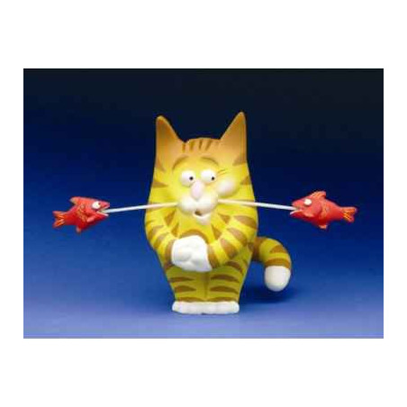 Animaux-Bois-Animaux-Bronzes.com propose Chat Felin pour l'autre Freddy Friture FF03