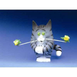 Animaux-Bois-Animaux-Bronzes.com propose Chat Felin pour l'autre Charly Becfin FF02