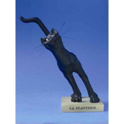 Animaux-Bois-Animaux-Bronzes.com propose Chat Le Chat Domestique La Flatterie CD04