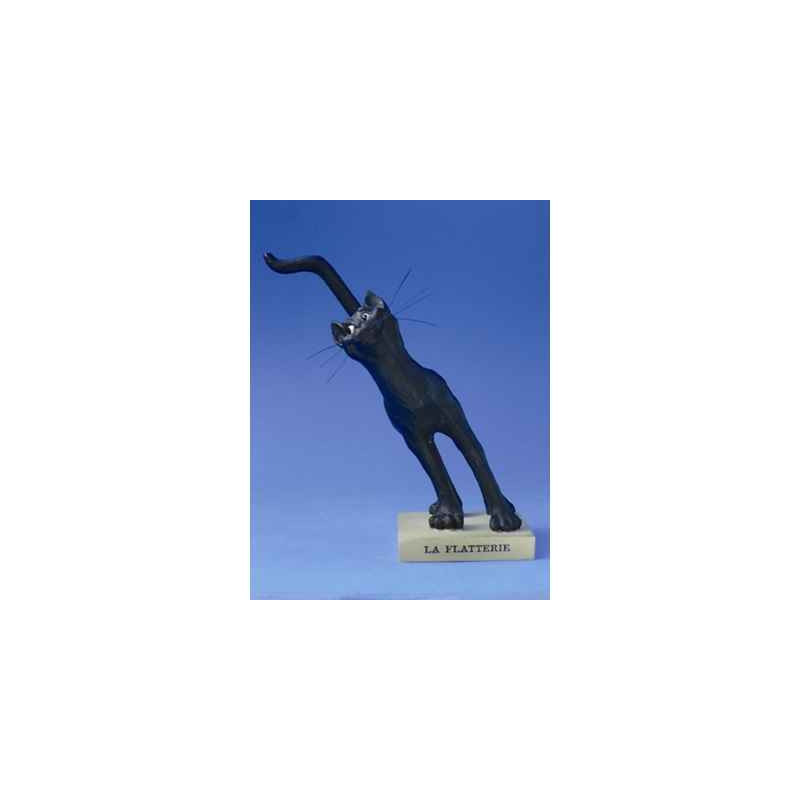Animaux-Bois-Animaux-Bronzes.com propose Chat Le Chat Domestique La Flatterie CD04