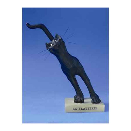Animaux-Bois-Animaux-Bronzes.com propose Chat Le Chat Domestique La Flatterie CD04