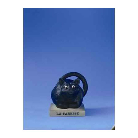 Animaux-Bois-Animaux-Bronzes.com propose Chat Le Chat Domestique La Paresse CD23