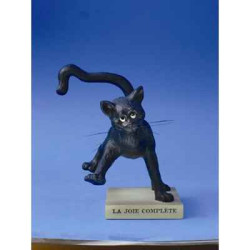 Animaux-Bois-Animaux-Bronzes.com propose Chat Le Chat Domestique La Joie Complète CD02