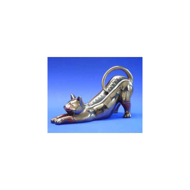 Animaux-Bois-Animaux-Bronzes.com propose Chat Catistic Stretching WU68926