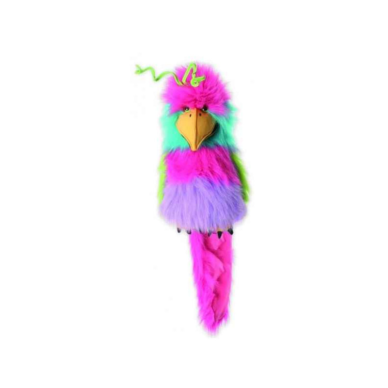 Marionnette peluche à main - L'oiseau de Paradis-23107