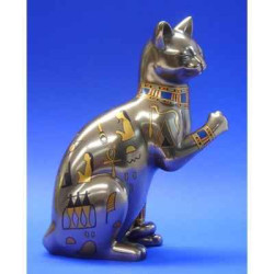 Animaux-Bois-Animaux-Bronzes.com propose Chat Catistic Right leg up WU68599
