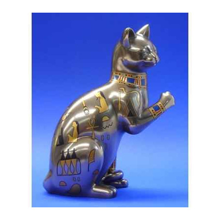 Animaux-Bois-Animaux-Bronzes.com propose Chat Catistic Right leg up WU68599