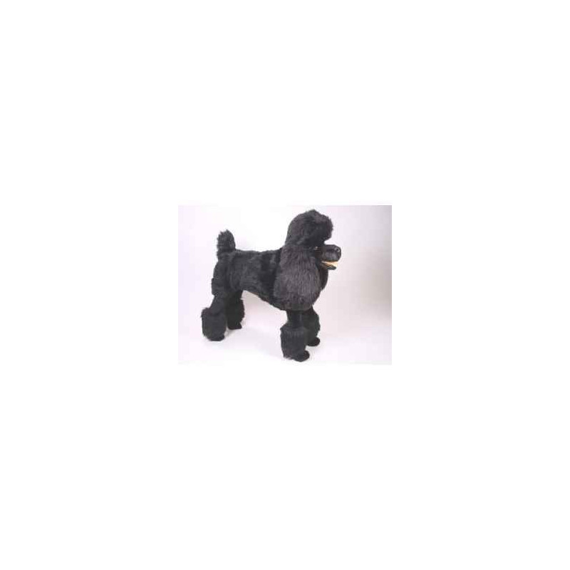 Animaux-Bois-Animaux-Bronzes propose Chien caniche noir 80 cm peluche animaux debout réaliste Piutre 250