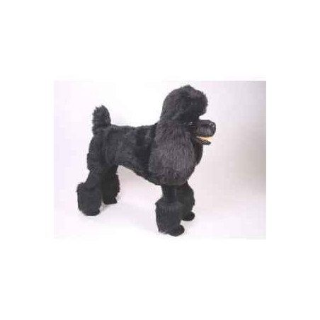 Animaux-Bois-Animaux-Bronzes propose Chien caniche noir 80 cm peluche animaux debout réaliste Piutre 250