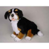 Peluche assise chien de montagne bernois 50 cm Piutre   1264