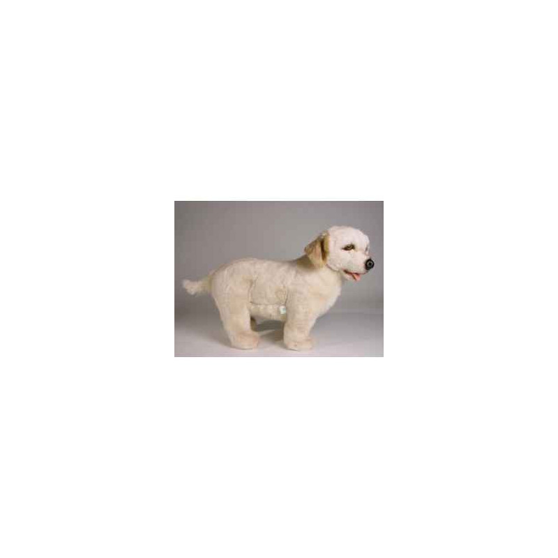 Peluche debout labrador retriever 50 cm Piutre   1224