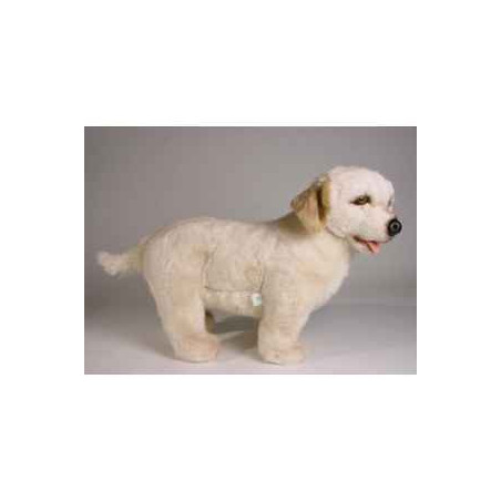 Peluche debout labrador retriever 50 cm Piutre   1224