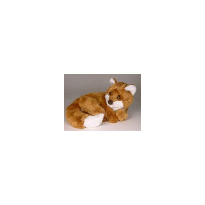 Animaux de la forêt Renard 30 cm peluche couchée réaliste Piutre 2701