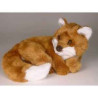  Animaux de la forêt Renard 30 cm peluche couchée réaliste Piutre 2701