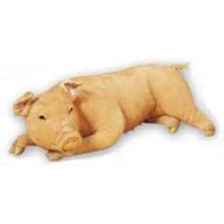  Animaux de la ferme Cochon 130 cm peluche animaux allongés réaliste Piutre 2417