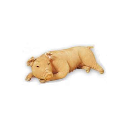  Animaux de la ferme Cochon 130 cm peluche animaux allongés réaliste Piutre 2417