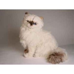 Animaux-Bois-Animaux-Bronzes propose Chat colour point himalayan 40 cm assis réaliste Piutre