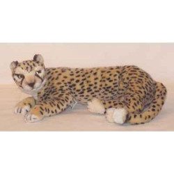 Félin Piutre Guépard 55 cm peluche animaux allongés -2582
