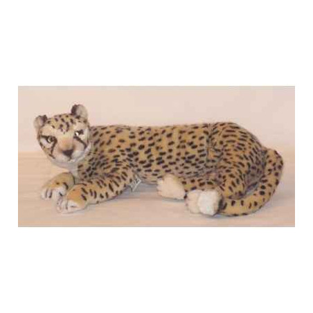 Peluche allongée guépard 55 cm Piutre   2582