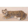 Peluche allongée guépard 55 cm Piutre   2582