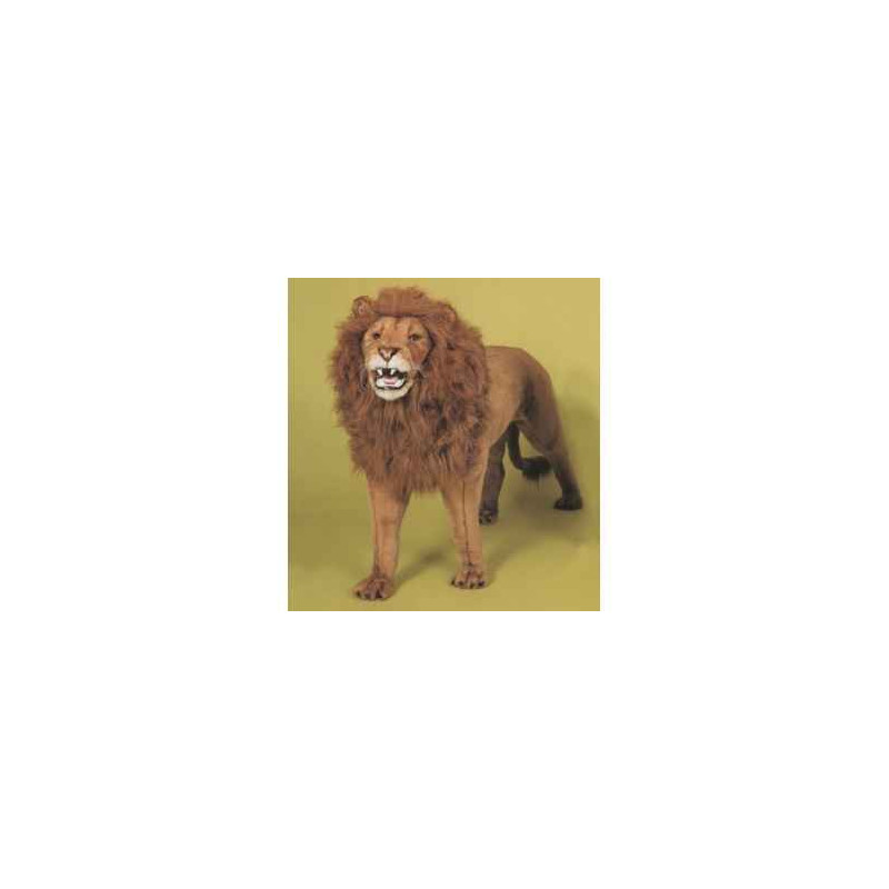 Félin Piutre Gros lion 180 cm peluche animaux debout -2500