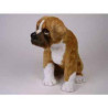 Animaux-Bois-Animaux-Bronzes propose Chien Boxer 45 cm assis peluche réaliste Piutre 2284