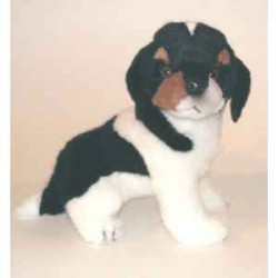 Animaux-Bois-Animaux-Bronzes propose Chien Jack-russel 30 cm assis peluche réaliste Piutre 1234