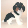 Animaux-Bois-Animaux-Bronzes propose Chien Jack-russel 30 cm assis peluche réaliste Piutre 1234