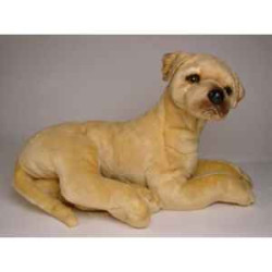Animaux-Bois-Animaux-Bronzes propose Chien Grand Danois 45 cm peluche animaux allongés réaliste Piutre 3303