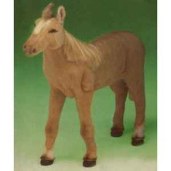  Cheval Poulain hivory 120 cm peluche animaux debout réaliste Piutre 2692