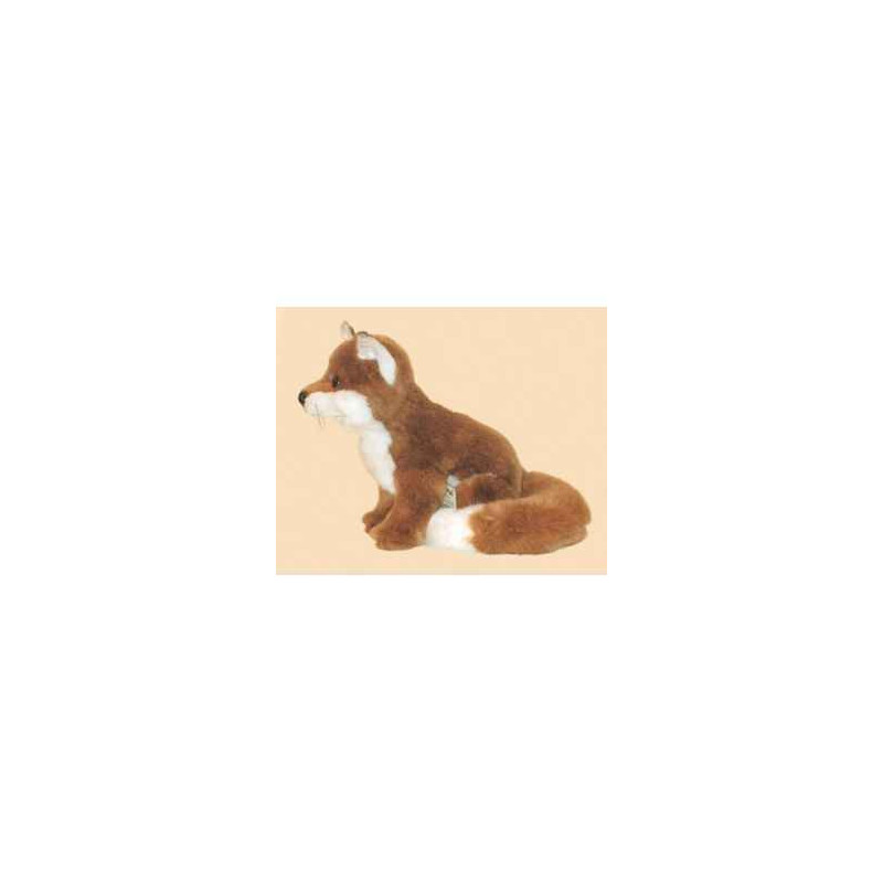  Animaux de la forêt Renard 40 cm assis peluche réaliste Piutre 2699