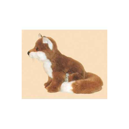  Animaux de la forêt Renard 40 cm assis peluche réaliste Piutre 2699