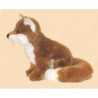  Animaux de la forêt Renard 40 cm assis peluche réaliste Piutre 2699