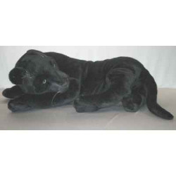 Félin Piutre Panthère noire 105 cm peluche animaux allongés -2519
