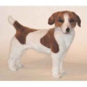 Animaux-Bois-Animaux-Bronzes propose Chien Jack-russel 50 cm peluche animaux debout réaliste Piutre 1230