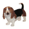 Animaux-Bois-Animaux-Bronzes propose Chien Basset-hound 90 cm peluche animaux debout réaliste Piutre 3274