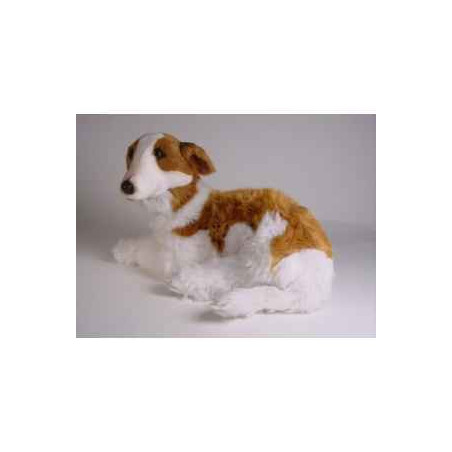 Animaux-Bois-Animaux-Bronzes propose Chien Barzoi 60 cm peluche animaux allongés réaliste Piutre 275