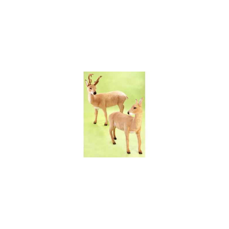  Animaux de la forêt Cerf 140 cm peluche animaux debout réaliste Piutre 2400